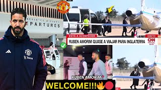 BREAKING✅Ruben Amorim ARRIVES at Manchester United FINAL Van Nistelrooy verdict [upl. by Andrey]