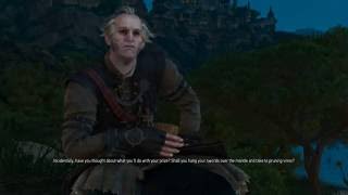 The Witcher 3 Blood and Wine Regis Ending Scene [upl. by Nehttam518]