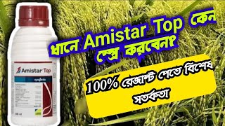 Amistar Top এর 100  রেজাল্ট কিভাবে পাবেন  ধানে fungicide ব্যবহারের শর্তাবলী [upl. by Lamb]