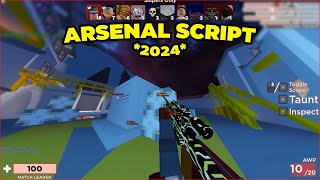 ROBLOX Arsenal Script  Hack GUI  Aimbot Silent Aim Gun Mods ESP 2024 [upl. by Wilinski983]