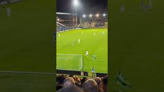 Oldham Athletic fans singing Super Oldham away at Halifax oafc footieshorts shorts limbs soccer [upl. by Fred469]