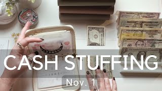 November 1 Cash Stuffing 706  Getting Ahead for the Holidays amp HAPPY 😃 MAIL [upl. by Eerual839]