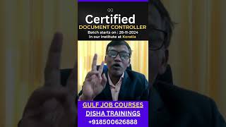 CERTIFIED DOCUMENT CONTROLLER COURSE IN ENGLISH [upl. by Esirehs214]