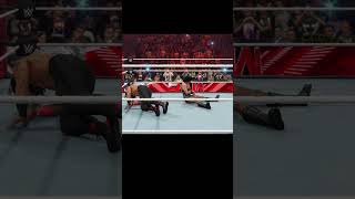 Roman Reigns Spear Rhea Ripley 😄😄 shortsviral romanreigns rhearipley raw smackdown [upl. by Libnah]