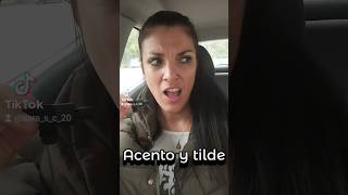 Acento y tilde Sara Serrano [upl. by Enaira81]