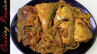 অন্য রকম স্বাদে শাপলা দিয়ে সুরমা মাছ রান্নাWater Lily with Little Tuna Fish CurryCookingPassion [upl. by Island]