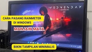 Cara pasang rainmeter di windows [upl. by Marlin]