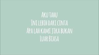 Ismail Izzani  Luar Biasa Lyrics [upl. by Rovit]