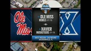 2015 NCAA Tournament 1st Round 6 Xavier vs 11 Ole Miss NCAA Basketball Full Game 31915 [upl. by Oicapot]