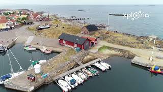 Torekov Hamn Western Sweden 201807 aerial video [upl. by Atnas70]