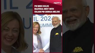 PM Modi G20 Summit  PM Modi Holds Bilateral Meet With PM Giorgia Meloni At G20 Summit In Brazil [upl. by Luz]