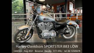 HarleyDavidson SPORTSTER 883 LOW [upl. by Gow997]