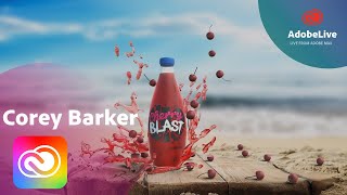 Live 3D in Adobe Dimension with Corey Barker  Adobe MAX 2017  Creative Cloud [upl. by Halonna]