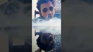 Heavy shisha smoke trick hookahbar smokelover smoke vapetrick trendingsong shorts [upl. by Nastassia211]