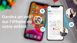 Surveillez liPhone de votre enfant avec KidsGuard Pro conversations historique web appels [upl. by Drews]