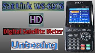 Satlink Ws6916 Digital Satellite Finder Meter Unboxing amp Setting [upl. by Henrique]