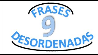 FRASES DESORDENADAS  9 psicotecnicos [upl. by Ylram]