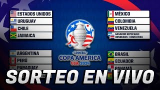 COPA AMERICA 2024 SORTEO EN VIVO ⚽ BOMBOS Y FASE DE GRUPOS [upl. by Eittocs]