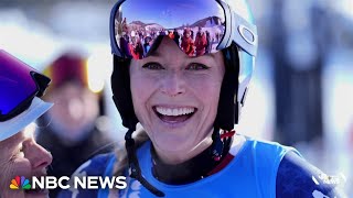 Good News Lindsey Vonn returns to competitive skiing at 40 [upl. by Anined]