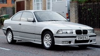 1998 BMW E36 316i M3 SPORT STARTING UP ENGINE EXHAUST TEST DRIVE REVIEW [upl. by Ytineres]