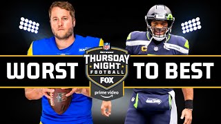 Ranking Every 2021 Thursday Night Football Matchup [upl. by Adnac]