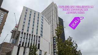 My Bargain Stay at the Premier Inn Birmingham Exchange Square  Wow [upl. by Lyrej]