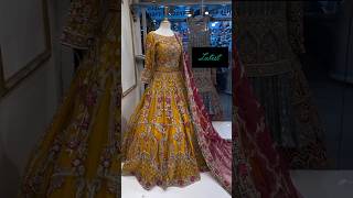 Mehndi dress for bride 2024 shorts mehndidress bridaldress dress weddingdress latestdesign [upl. by Giarg]