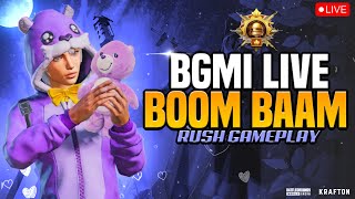 RUSH GAMEPLAY NEW UPDATE 34  CONQUEROR LOBBY  BGMI LIVE  bgmi live deadshotislive [upl. by Ima153]