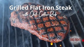 Perfectly Grilled FLAT IRON Steak [upl. by Alejna]