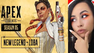 Bunny REACTS to Meet Loba – Apex Legends Character Trailer [upl. by Norym]