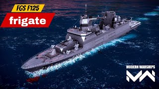 FGS F125 New October Battlepass Frigate Review amp Damage Test modernwarships alphatest [upl. by Richart982]