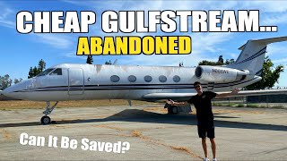 100000 ABANDONED Gulfstream GIII At Auction Did I Bid Too Much [upl. by Ybbob]