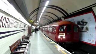 1938 Tube Train at Mornington Crescent Station [upl. by Mhoj]