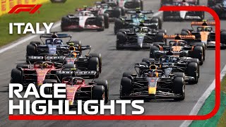 Race Highlights  2023 Italian Grand Prix [upl. by Ynetruoc]