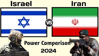 Israel vs Iran military power 2024  Iran vs Israel military power 2024  world military power [upl. by Aksehcnarf]