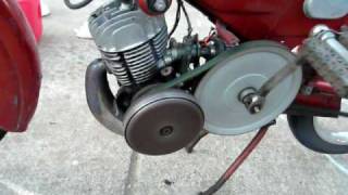 Motobecane 50cc moped torque variator demo [upl. by Mcclees]