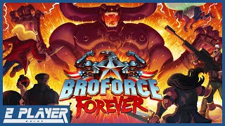 Lets Play Broforce Forever  2 Player CoOp [upl. by Celestine]