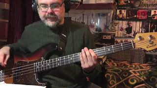 ПеснярыquotКосил Ясь конюшинуquot 1971 bass cover [upl. by Esinned]