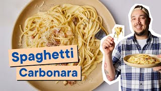 Spaghetti Carbonara ohne Sahne [upl. by Katy19]