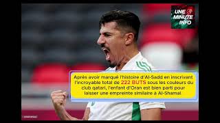 Baghdad Bounedjah Roi des buteurs de la QSL [upl. by Dahsra366]