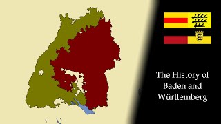 The History of Baden and Württemberg Every Year 10832022 [upl. by Airat]