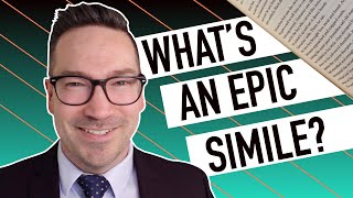 Epic Similes  Whats An Epic Simile  Homeric Simile [upl. by Weston174]