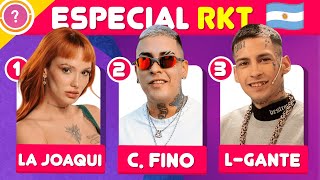 ¿Cuánto SABES de RKT Argentino Especial QUIZ [upl. by Nnylear]