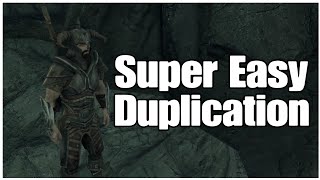 Super Easy Skyrim Duplication Glitch [upl. by Ynahpit]