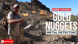 You Wont Believe The Gold Nuggets Found In The Arizona Desert Prospecting With A Metal Detector [upl. by Sahc]