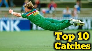 Top 10 Best Catches in Cricket History till 2020 [upl. by Talmud]