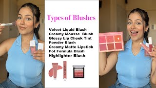 Best Affordable Blushes For Indian Skin Tone Types of Blushes  Nikksmua [upl. by Eglanteen]