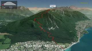 Bois Jettaz  Mont Veyrier ∆ hiking trails ∆ 3dtrailcomfrance [upl. by Enovad854]