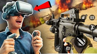 I played SHOOTER GAMES in VIRTUAL REALITY BOX  The best budget VR BOX ever [upl. by Eyatnod]