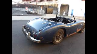 1961 Austin Healey 3000 MKI BT7 with BJ8 Engine for Restoration Stock  2588  Walkaround [upl. by Rannug]